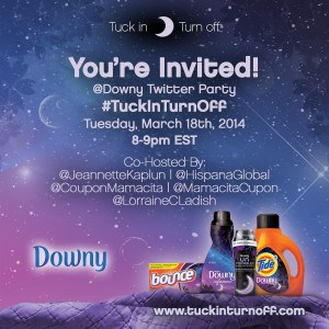 Downy Twitter Party #tuckinturnoff