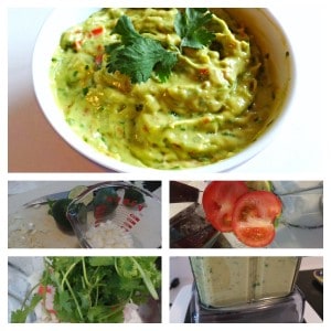 Vitamix Guacamole step by step